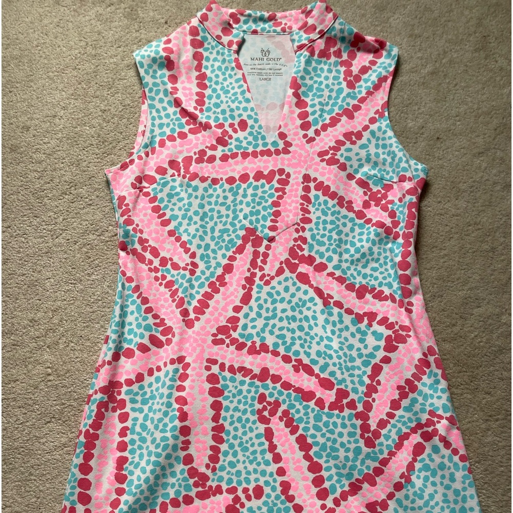 Mahi Gold Sleeveless Tunic Dress